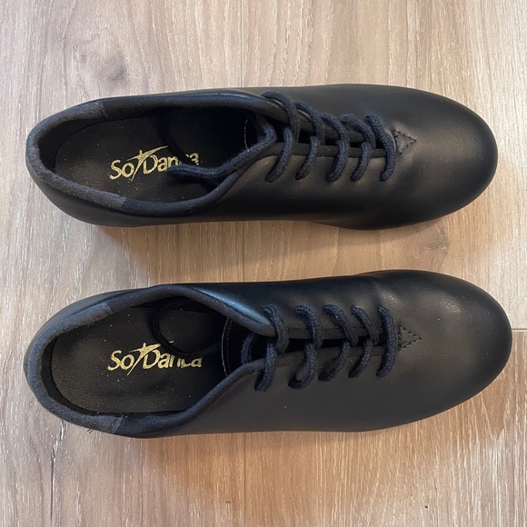 So Danca‎ black tap shoes lace ups never worn no tags - Picture 4 of 5